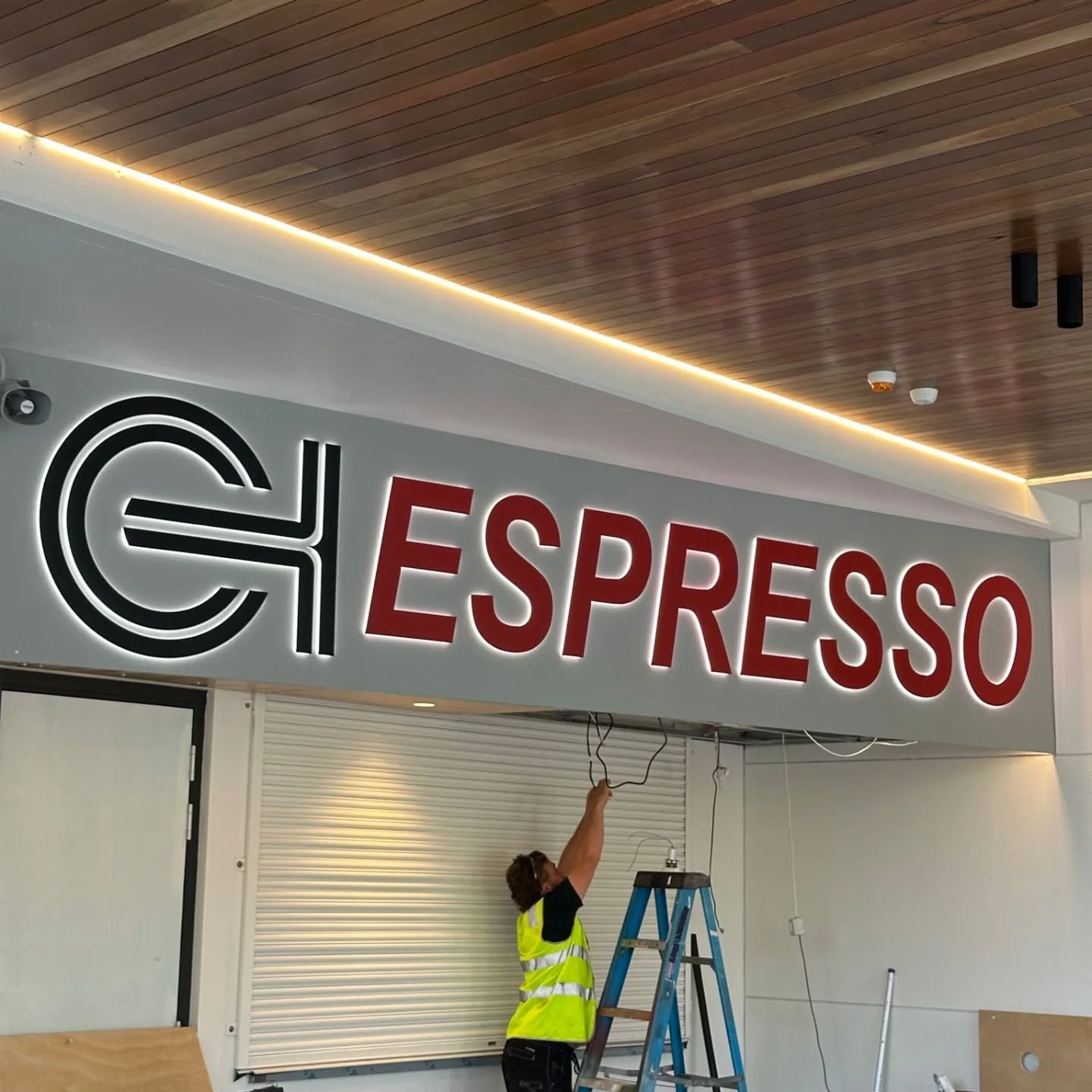 Expresso café lightbox